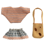 Maileg Clothes and Bag Little Sister Mouse