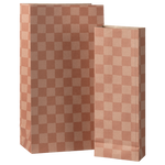 Maileg Gift Bags Powder Vintage Rose Checker
