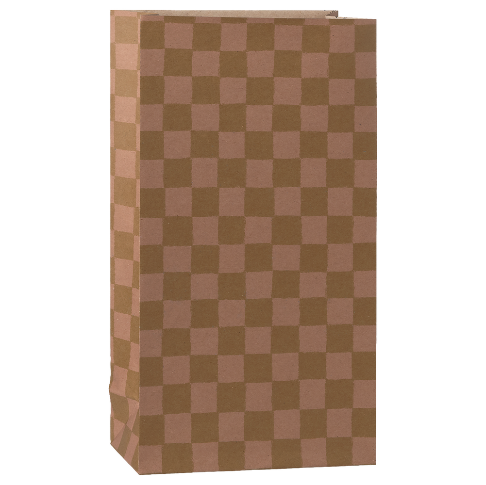 Maileg Gift Bag Medium Rose Ocher Checker