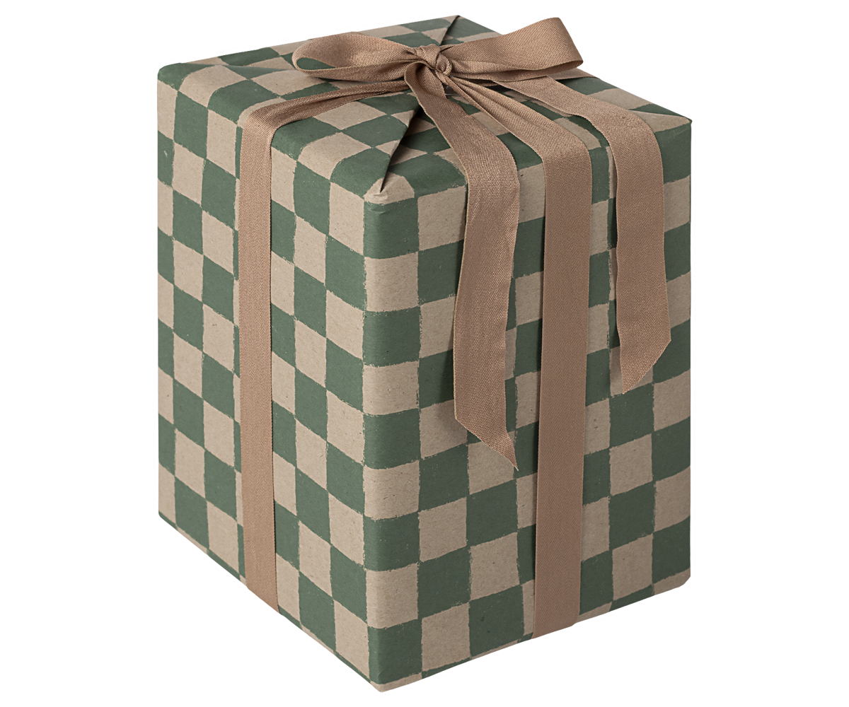 Maileg Gift Wrap Checker Present