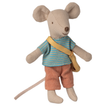 Maileg Little Brother Mouse with Bag