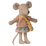 Maileg Little Sister Mouse with Bag