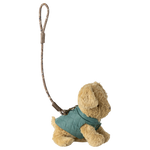 Maileg Puppy Supply Harness and Leash Dark Mint wth Puppy