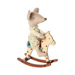 Maileg Rocking Horse Mouse Spotted with Mouse