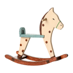 Maileg Rocking Horse Mouse Spotted