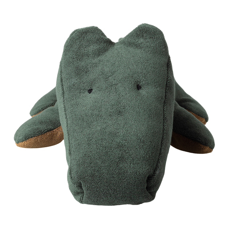 Maileg Safari Friends Big Crocodile Forest Green detail