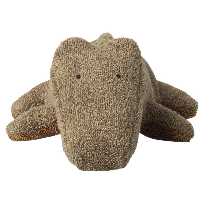 Maileg Safari Friends Mini Crocodile Olive Green detail