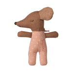 Maileg Sleepy Wakey Baby Mouse Rose asleep