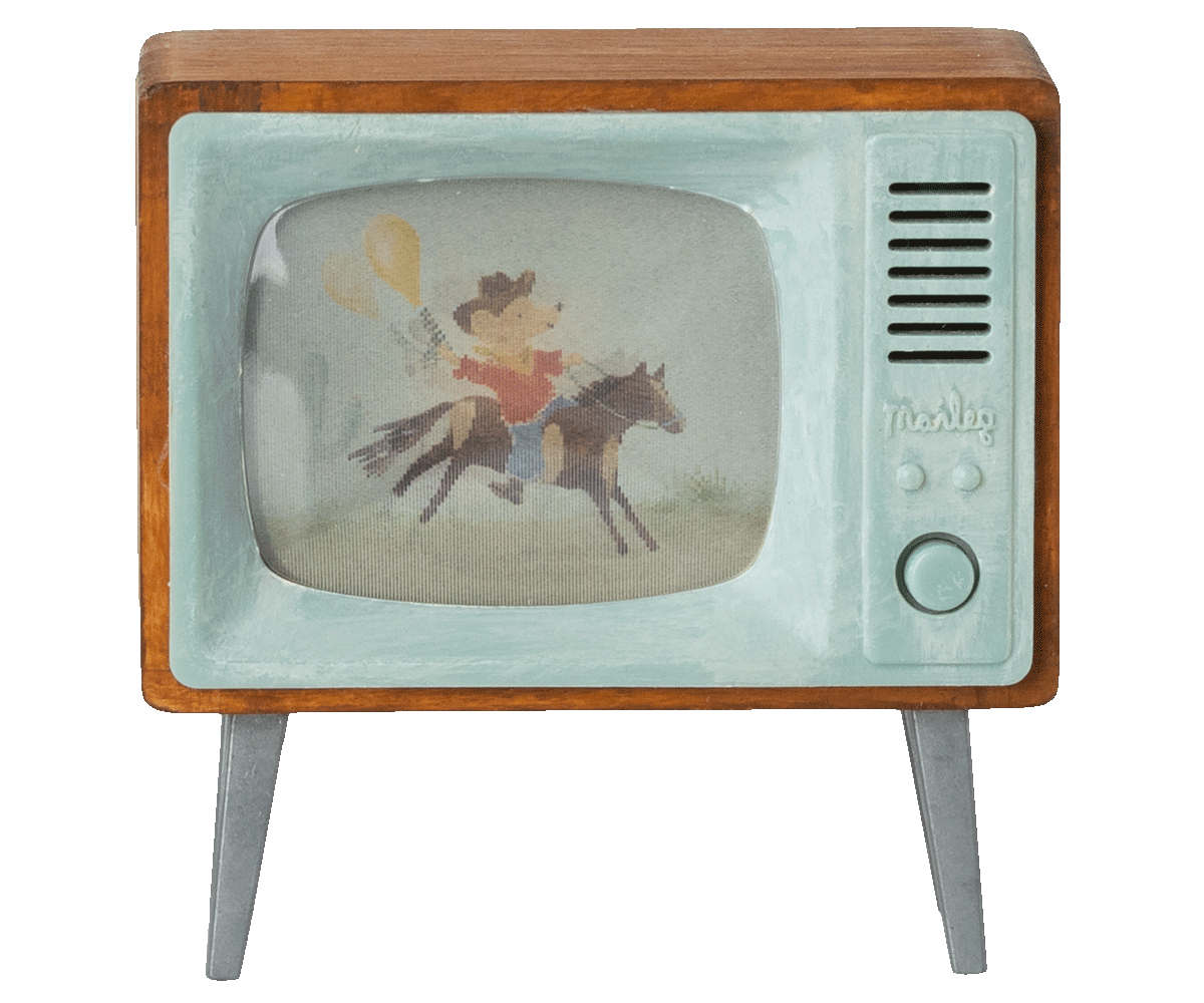 Maileg Television Mouse action