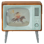 Maileg Television Mouse action