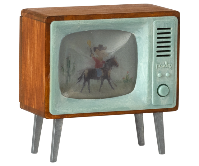 Maileg Television Mouse view