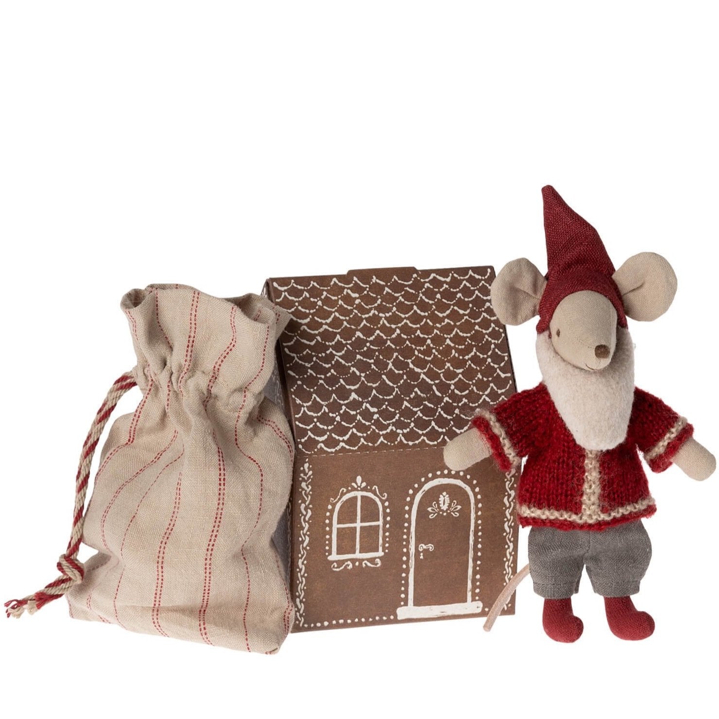 Maileg Santa Mouse
