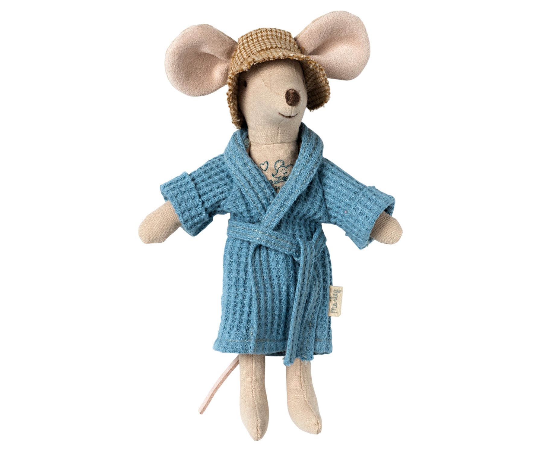 Maileg Bathrobe - Dusty Blue