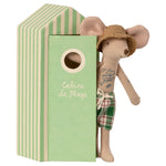 Maileg Beach Mice, Dad in Cabin de Plage