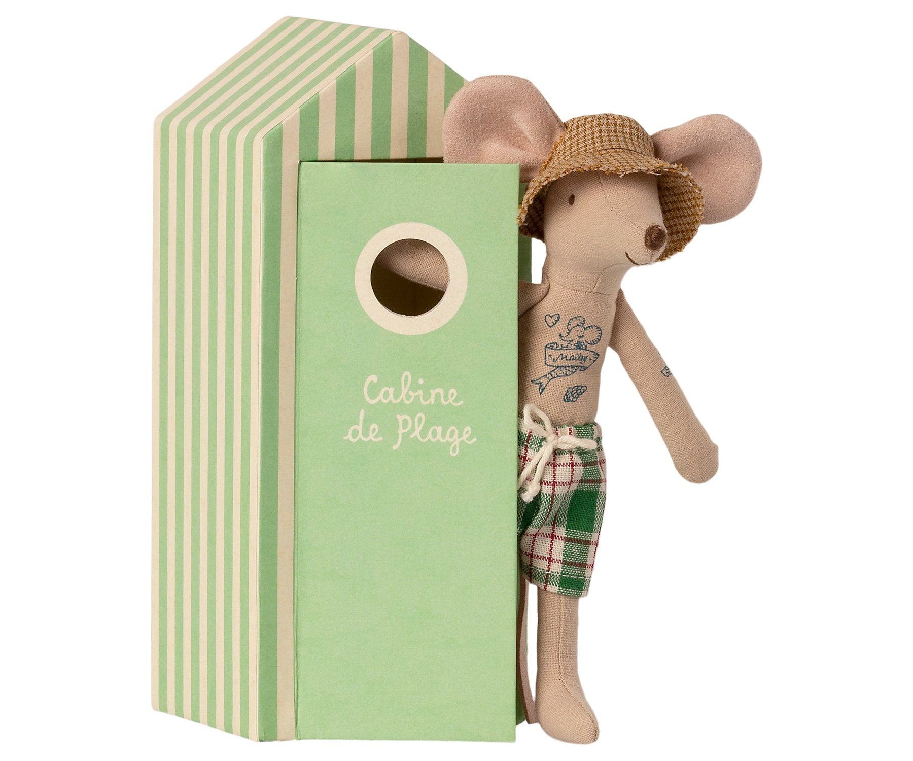 Maileg Beach Mice, Dad in Cabin de Plage