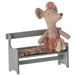 Maileg Bench, Mouse - Blue