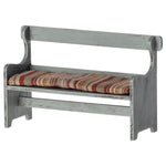 Maileg Bench, Mouse - Blue