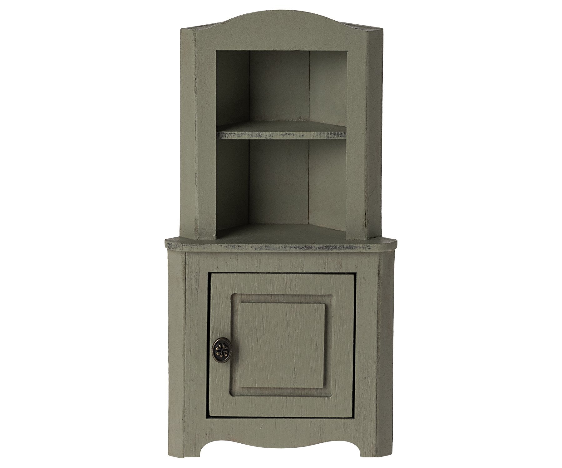 Maileg Corner Cabinet, Mouse - Light Green