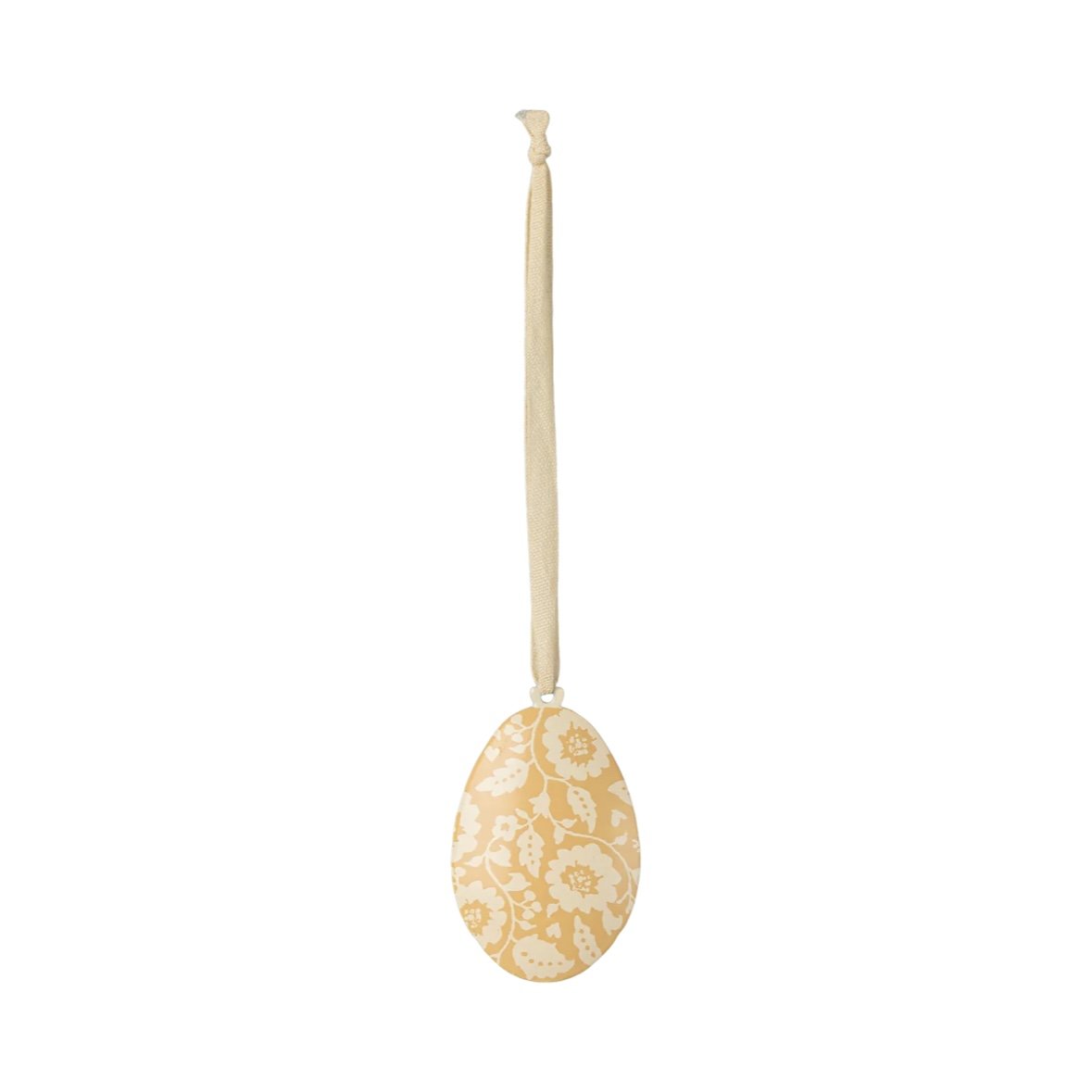 Maileg Easter Egg Ornament, Flowers - Yellow