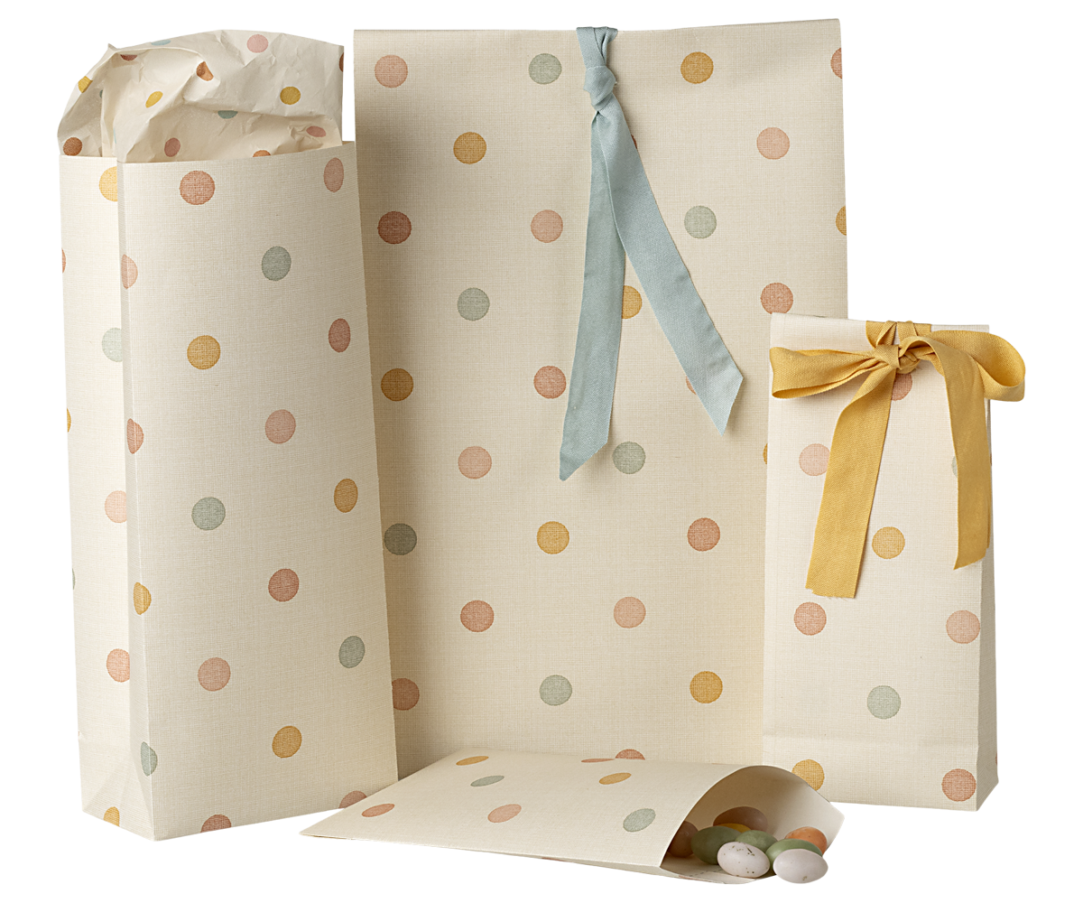 Maileg Gift Bag, Multi Dots