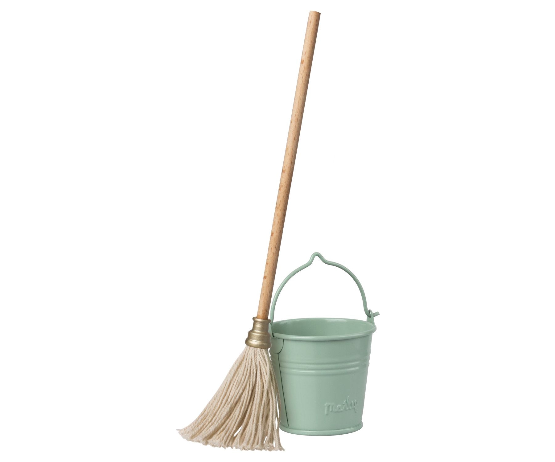 Maileg Miniature Bucket and Mop