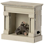 Maileg Mouse Fireplace - Off White View