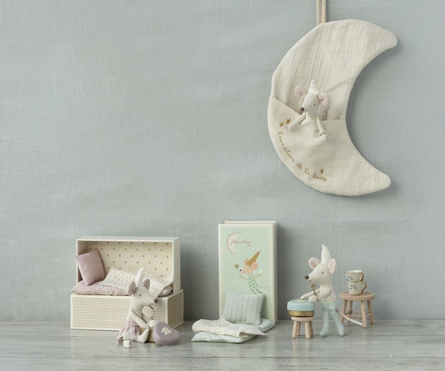 Maileg Tooth Fairy Mouse, Little Brother in Matchbox