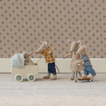 Maileg Mum Mouse with Dad Mouse and Pram