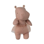 Maileg Safari Friends, Hippo with Skirt, Small - Soft Rose *Due April*