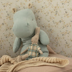 Maileg Safari Friends, Medium Hippo - Blue Grey *Due April*