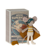 Maileg Super Hero Mouse, Little Brother in Matchbox