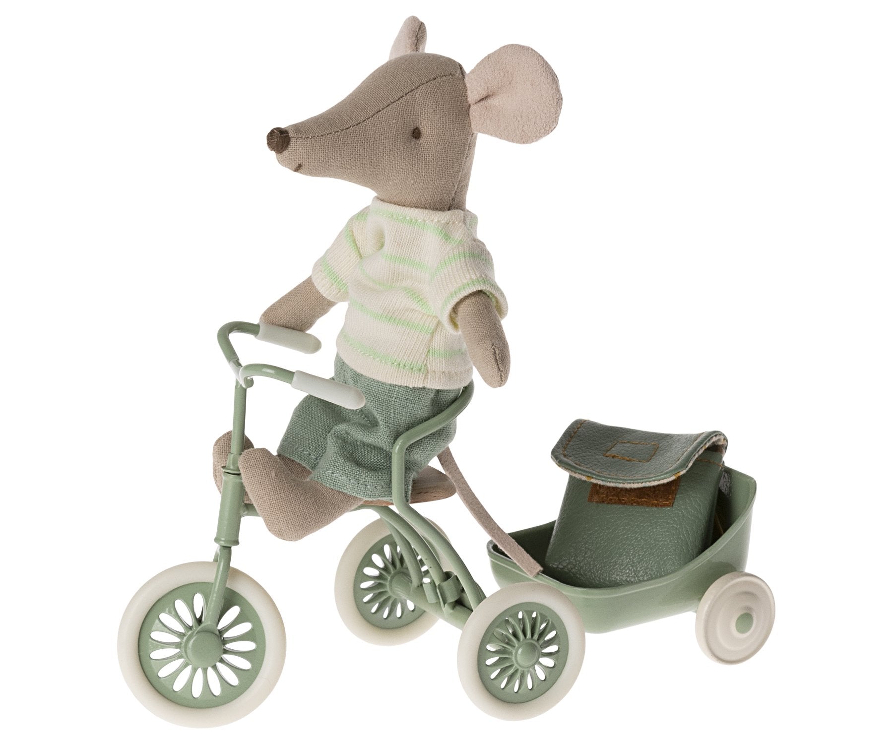 Maileg Tricycle Mouse, Big Brother - Green