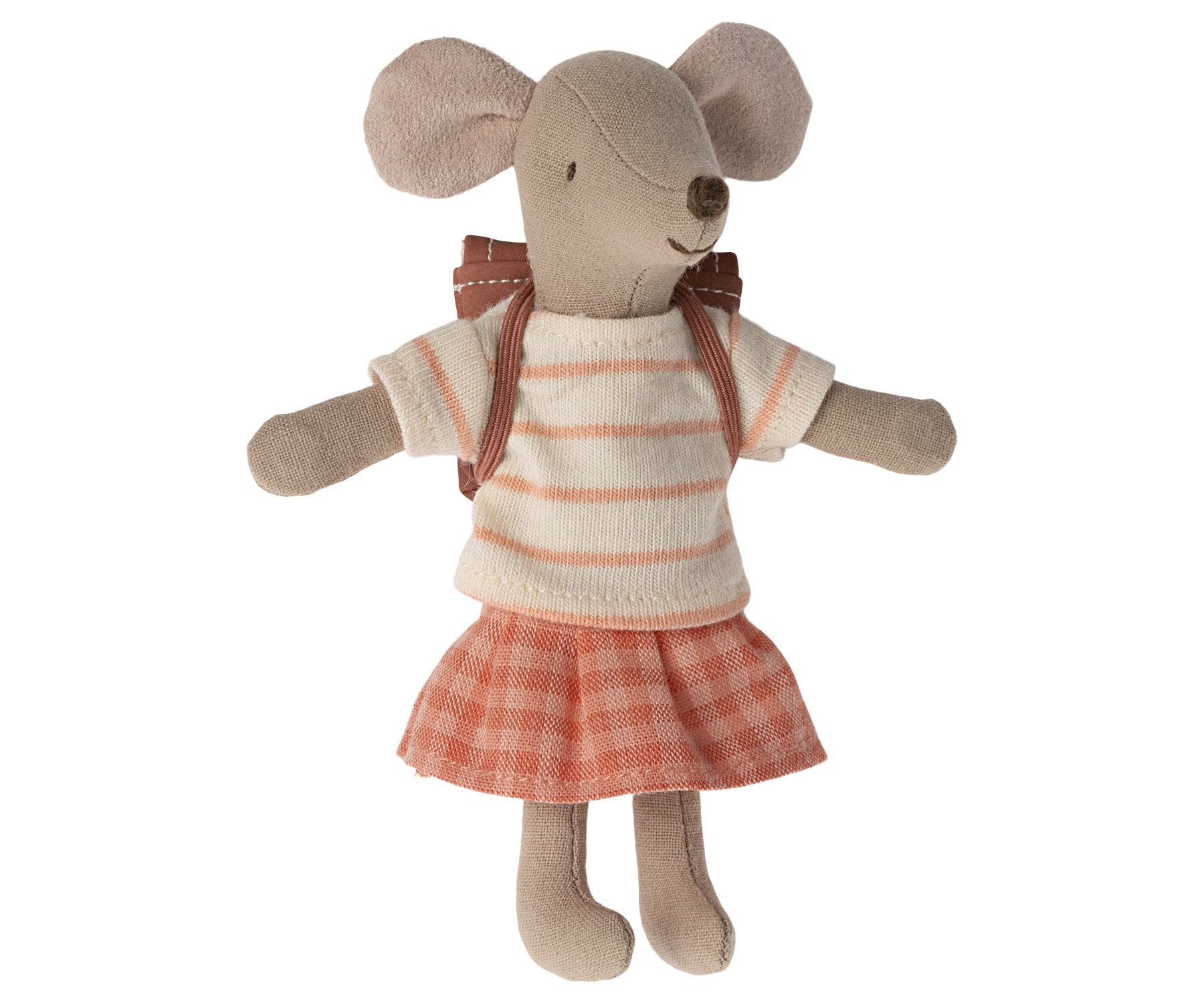 Maileg Tricycle Mouse, Big Sister - Coral