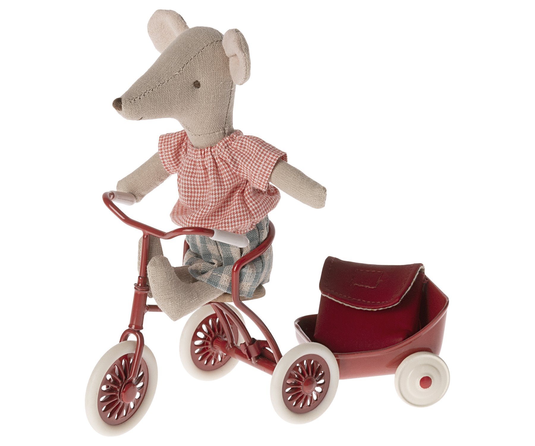 Maileg Tricycle Mouse, Big Sister - Red