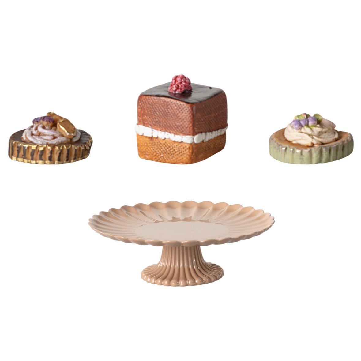 Maileg Cakes and Cakestand, Mini