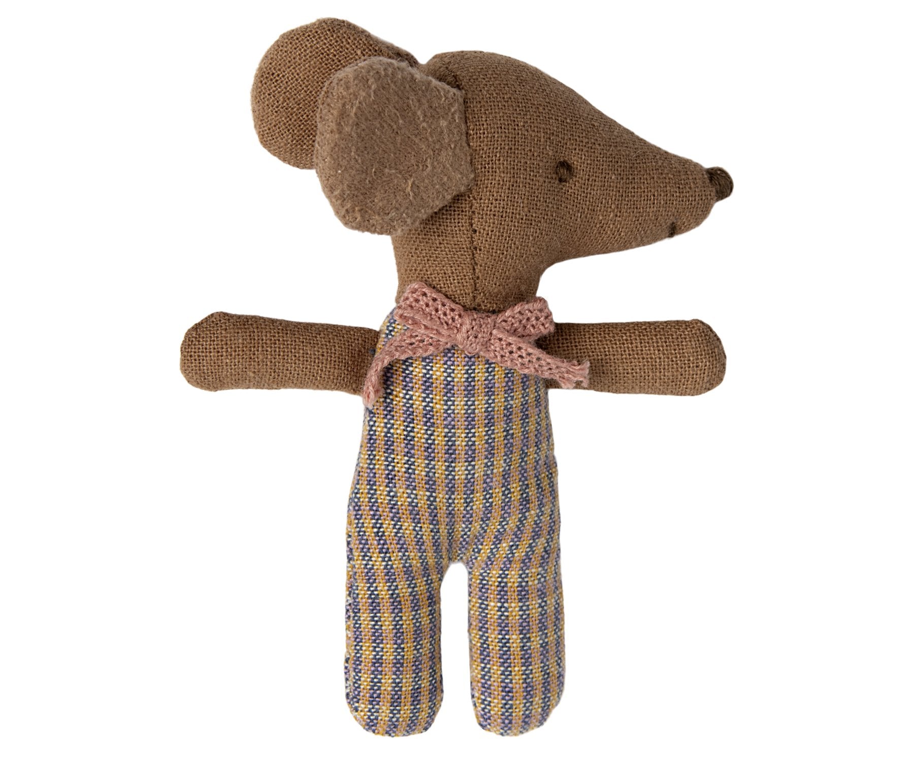 Maileg Sleepy Wakey Baby Mouse in Matchbox - Rose