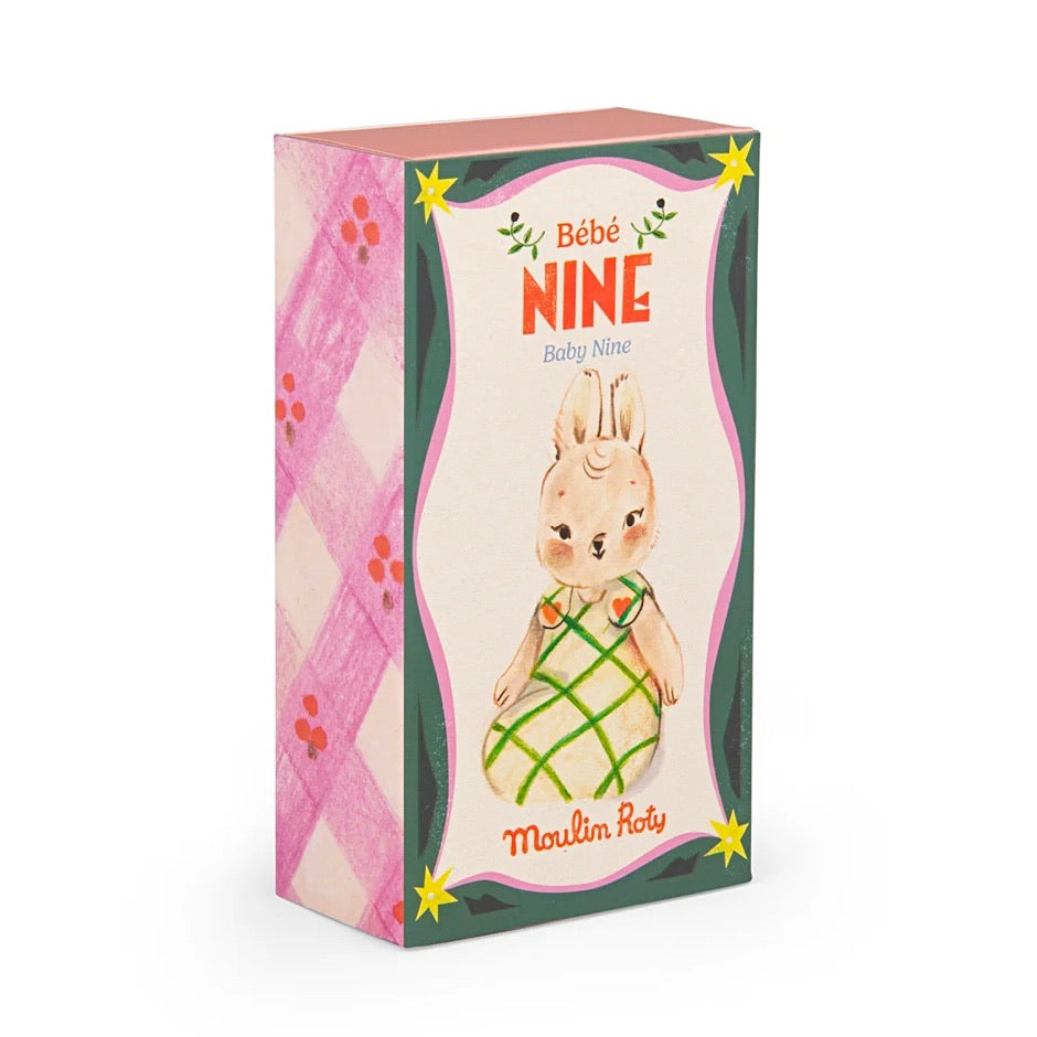 Moulin Roty Baby Nine the Rabbit Les Minouchkas box
