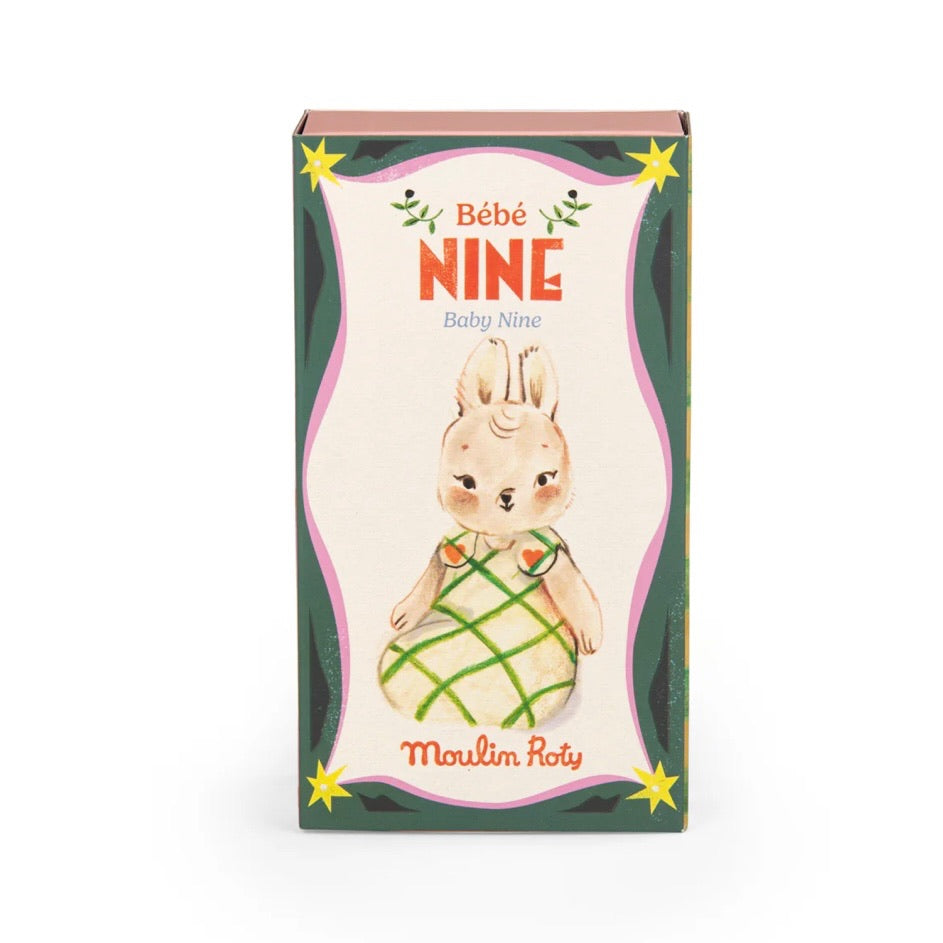 Moulin Roty Baby Nine the Rabbit Les Minouchkas box