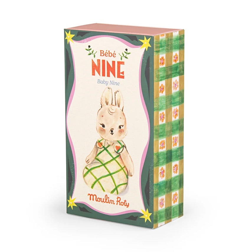 Moulin Roty Baby Nine the Rabbit Les Minouchkas box