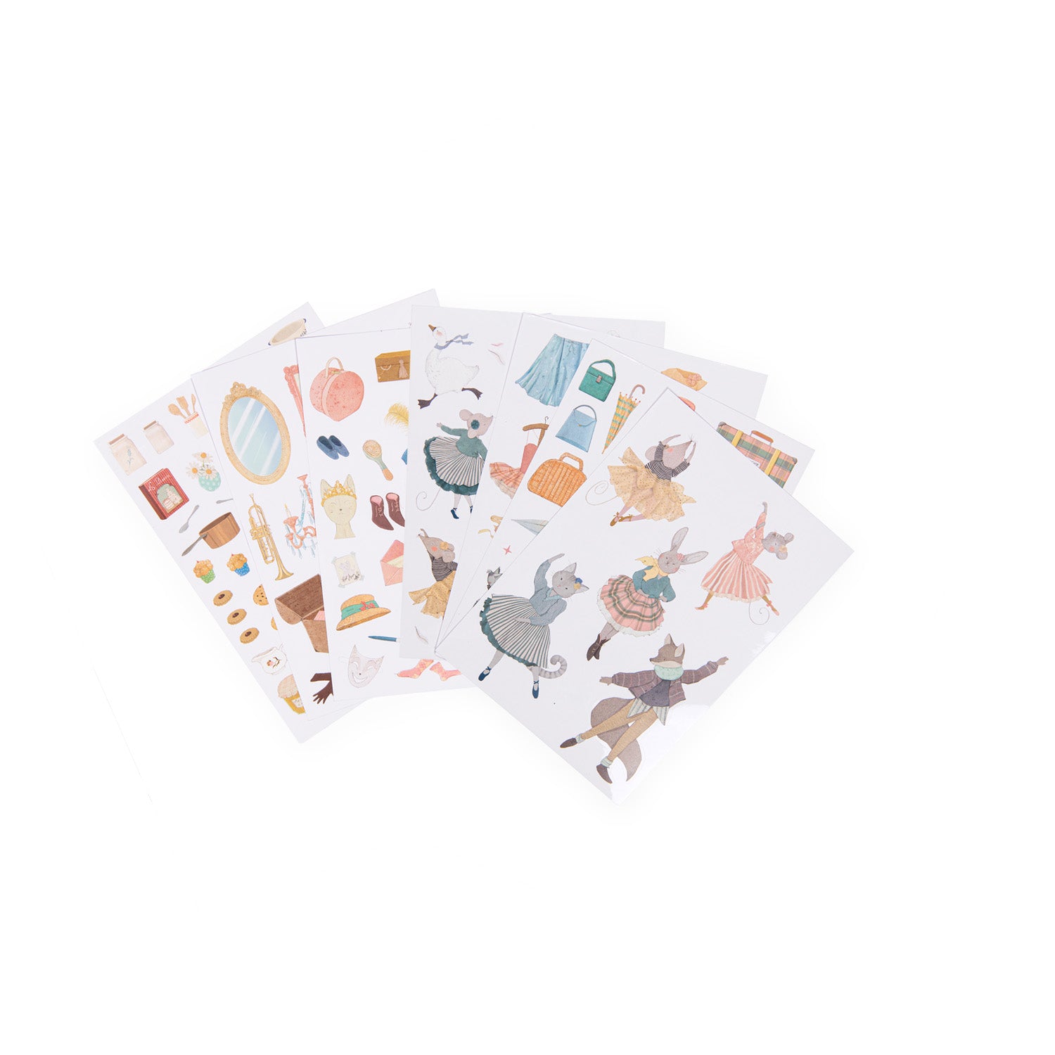 Moulin Roty Colouring Book Stickers La Petite Ecole de Danse Stickers