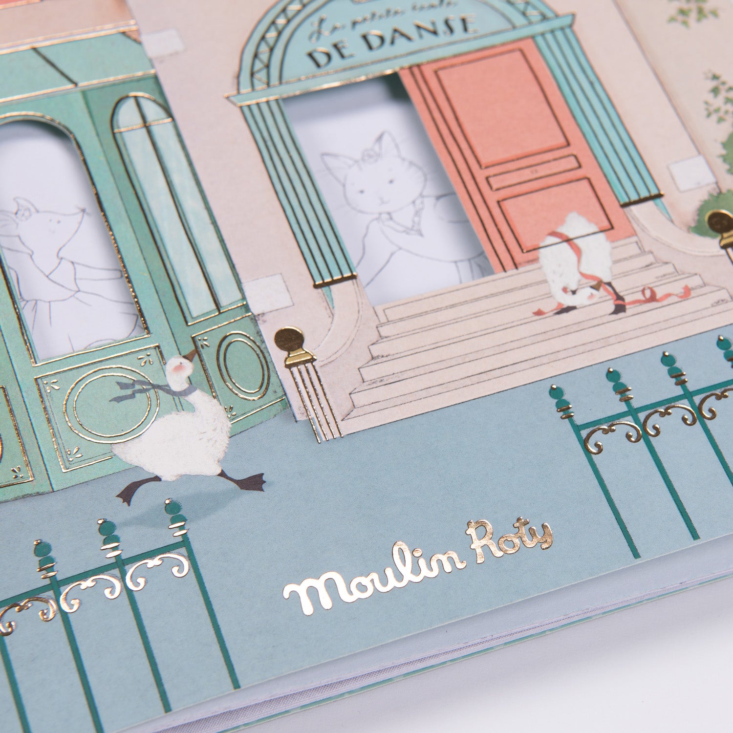Moulin Roty Colouring Book Stickers La Petite Ecole de Danse Book