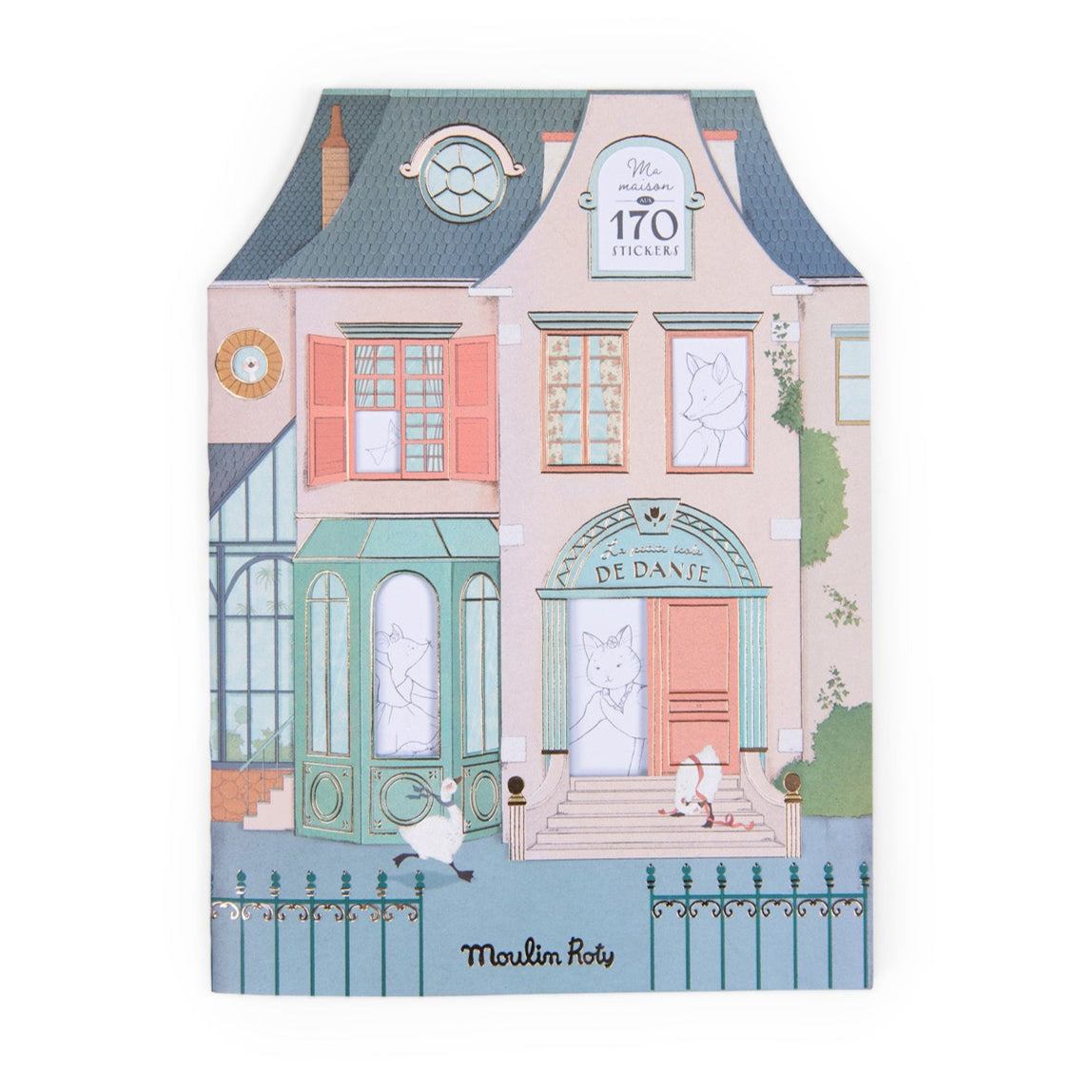 Moulin Roty Colouring Book Stickers La Petite Ecole de Danse