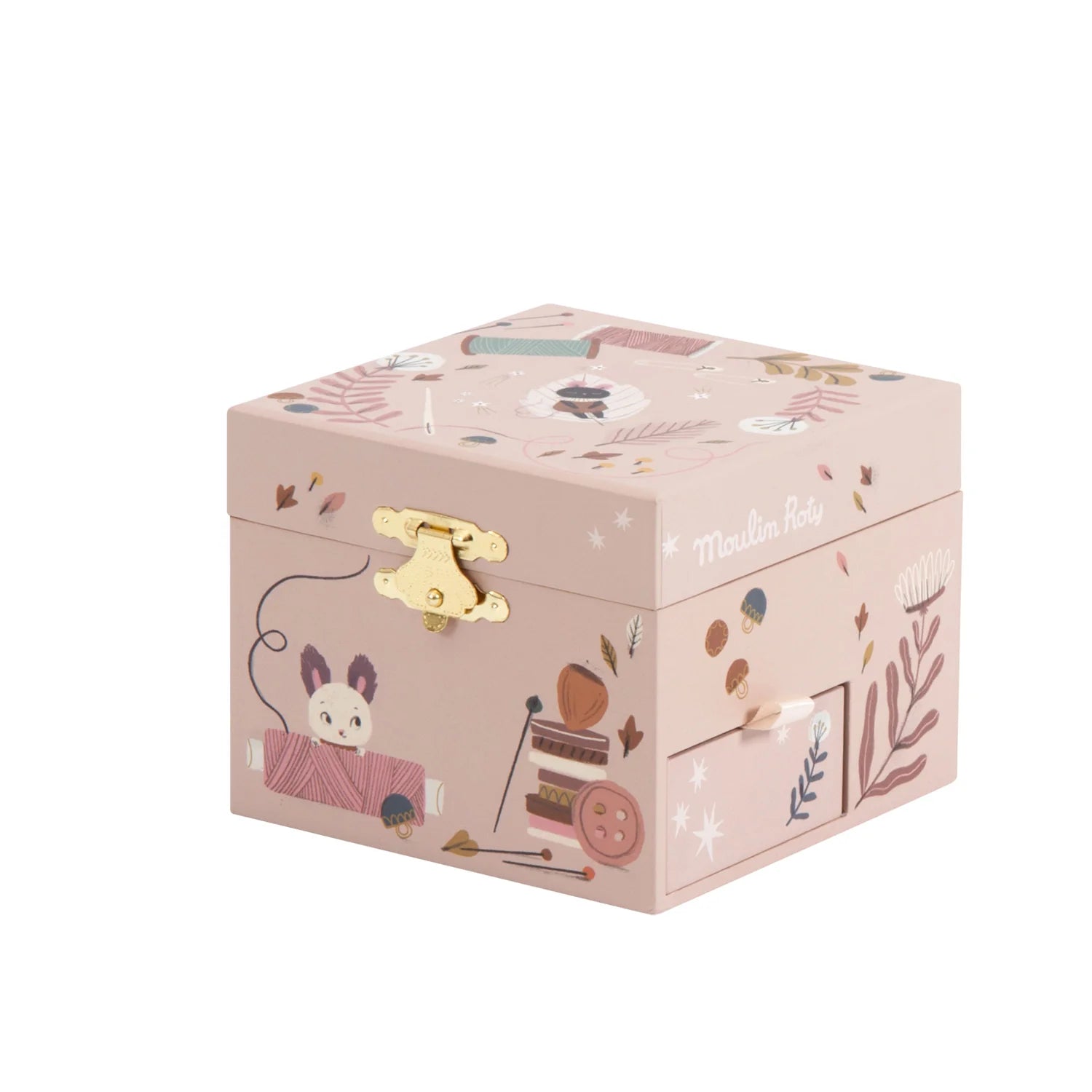 Moulin Roty Musical Jewellery Box Après la Pluie closed