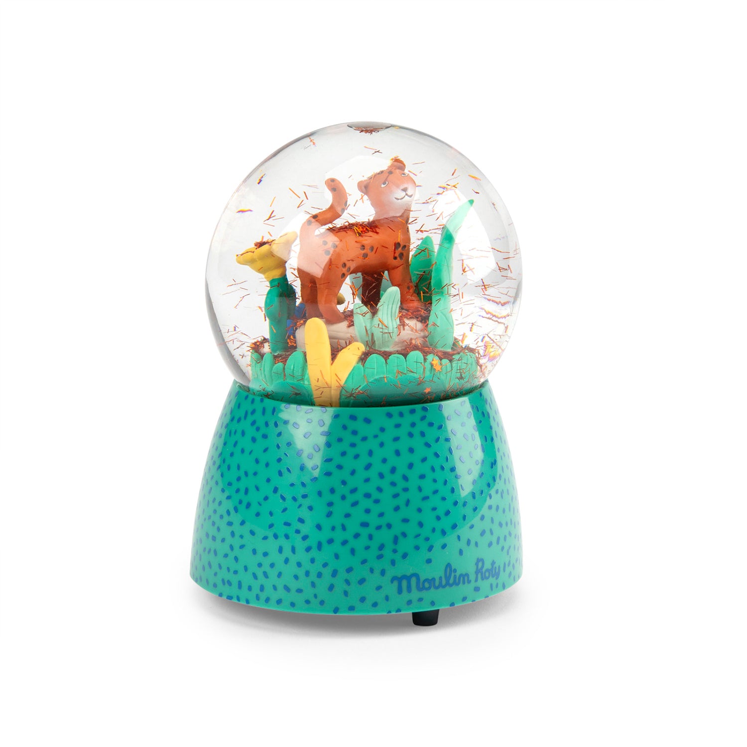 Moulin Roty Musical Snow Globe La Forêt Mawa detail