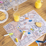 Moulin Roty Silicone Colouring Set and 5 Pens Les Toupitis