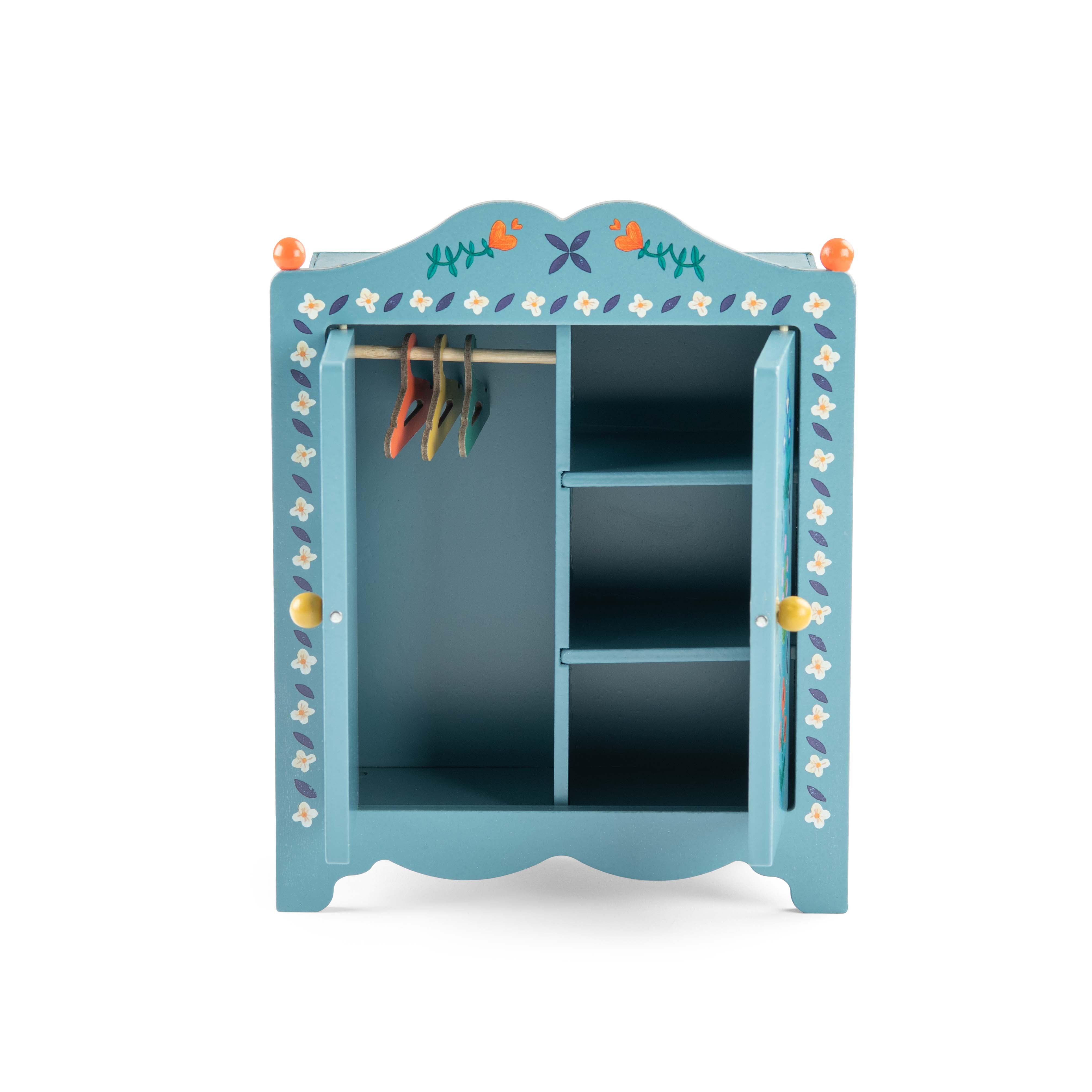 Moulin Roty Wardrobe Les Minouchkas open