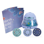 Moulin Roty Children's night light with book and three circular filters