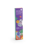 Moulin Roty Silicone Colouring Set & 5 Pens - Les Toupitis box