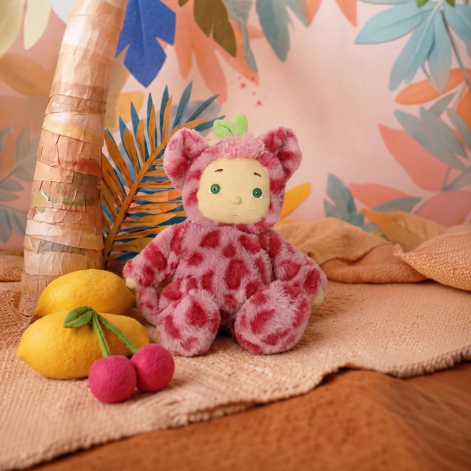 Cozy Day Dinkum – Cherry Cheetah - Little Wrens Nest