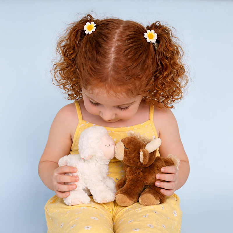 Olli Ella Binky Cow Gus cuddle